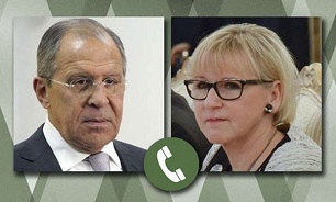 Russian, Swedish FMs discuss settling crisis in Syria