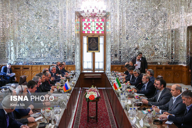 Duma Chairman, Iranian parliament Speaker meet in Tehran