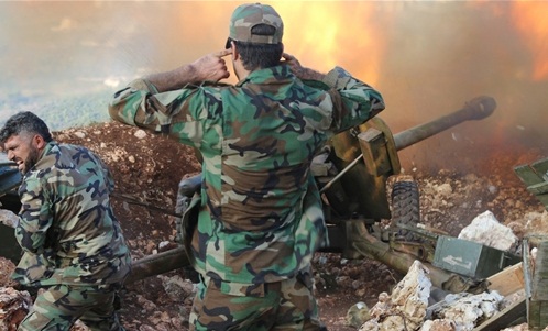 Syrian Army Pounds Terrorists' Positons after Militants' Attack on Residential Areas in Quneitra