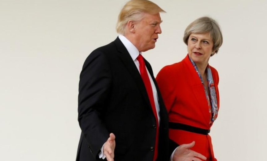 US president, British PM hold talks on Iran, DPRK