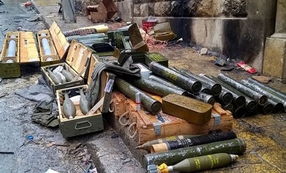 Syrian Army Seizes Large Depot of Arms, Ammunition in Terrorists' Positions in Eastern Ghouta