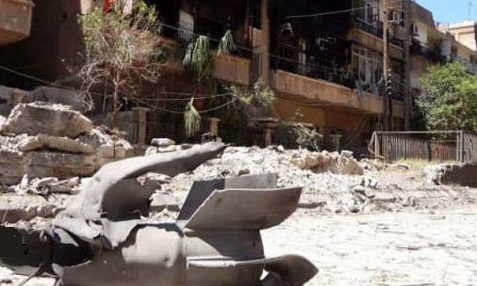 Terrorists fire rocket shells at Aleppo, causing damage