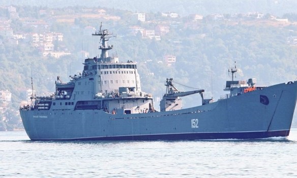 Russian Naval Ship Heads to Syrian Port to Deliver More Military Equipment