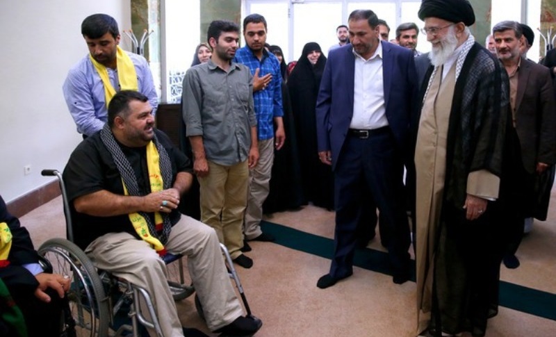 Supreme Leader receives Hezbollah war veterans