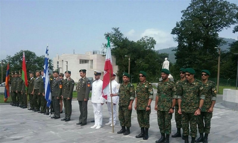 Iran Police Attend Army Games in Armenia