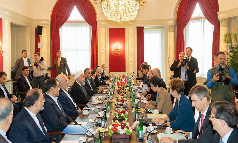 Swiss appreciates Rouhani for comprehensive JCPOA talks