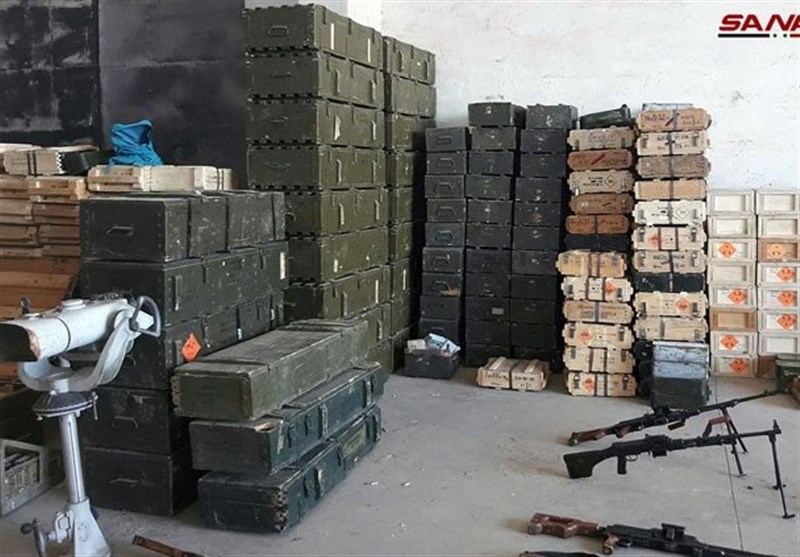 Syria Army Finds Terrorists’ Weapons, Israeli-Made Food in Quneitra