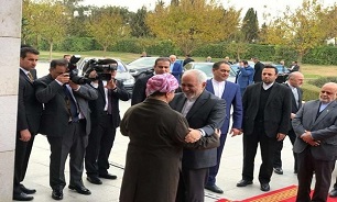 zarif meets with Barzanis on bilateral ties