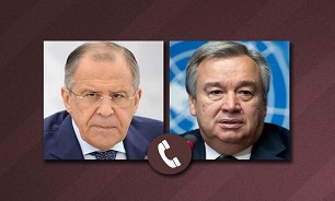 Lavrov, Guterres discuss solving Syrian crisis in a phone call