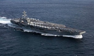 US aircraft carrier remains outside of Persian Gulf