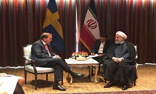 Swedish PM voices support for INSTEX in Rouhani meeting