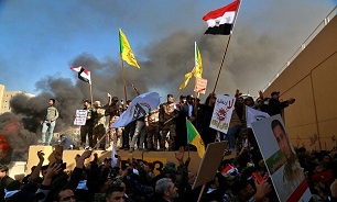 Protesters convene for second day of sit-in at US embassy in Baghdad