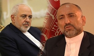 Zarif, Atmar discuss Afghan peace talks on phone