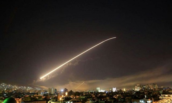 Syrian air defense confronts hostile targets over Massyaf sky