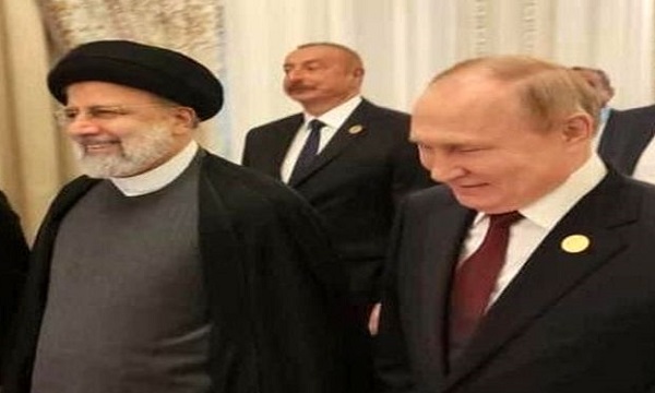 Raeisi meets Putin on sideline of Caspean Sea summit