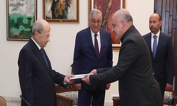 Iran new envoy submits credentials to Lebanese president