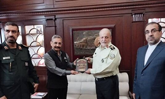 The visit of the high-ranking delegation of the Iranian Supreme National Defense
 of the National Defense College of India