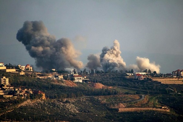 The Zionist regime's bombardment of southern Lebanon