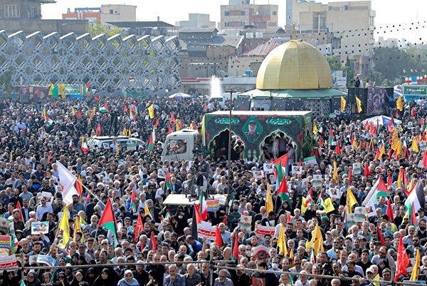 Funeral ceremony of martyr General Nilforoushan in Tehran