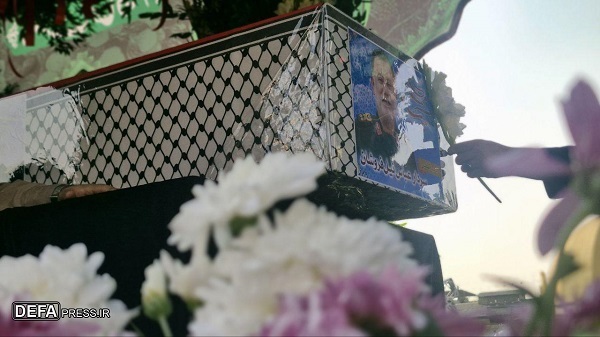 Funeral ceremony of martyr General Nilforoushan in Tehran