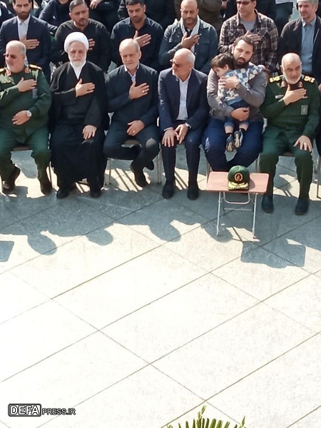 Funeral ceremony of martyr General Nilforoushan in Tehran