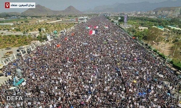 The magnificent march of Yemenis in support of Gaza