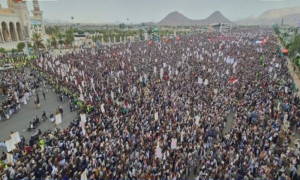 Massive demonstrations in Yemen against Israeli aggression