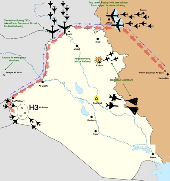 H3 operation, the world's most daring air combat operation