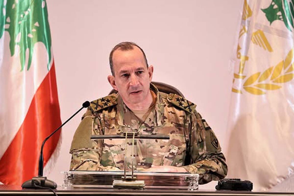 Lebanese Army Commander's Reaction to Continued Zionist Regime Attacks