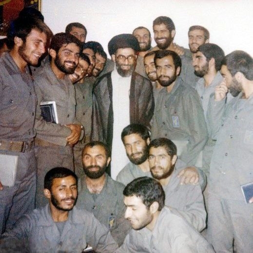 Historical Photo of Martyred Commanders of the Sacred Defense Alongside Supreme Leader Historical Photo of Martyred Commanders of the Sacred Defense Alongside Supreme Leader