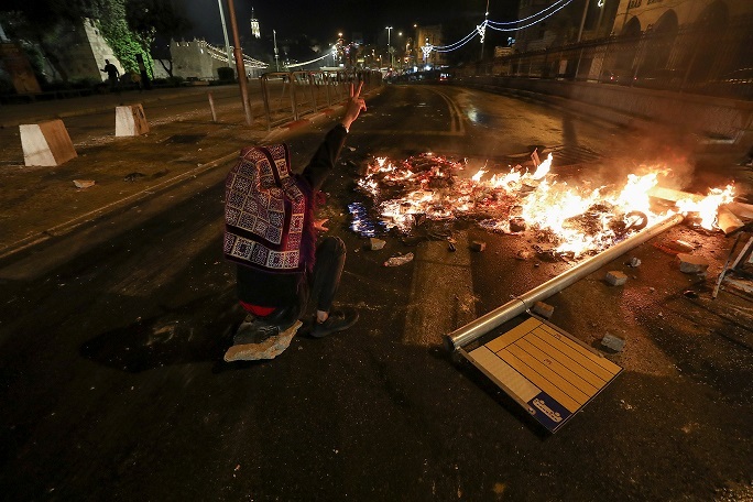 Night Clashes in East Tel Aviv