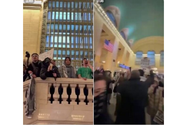 Pro-Palestinian Protesters Closed the Busy New York Area