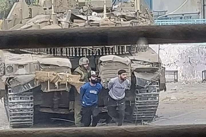 Palestinians as Human Shields of Zionist Forces