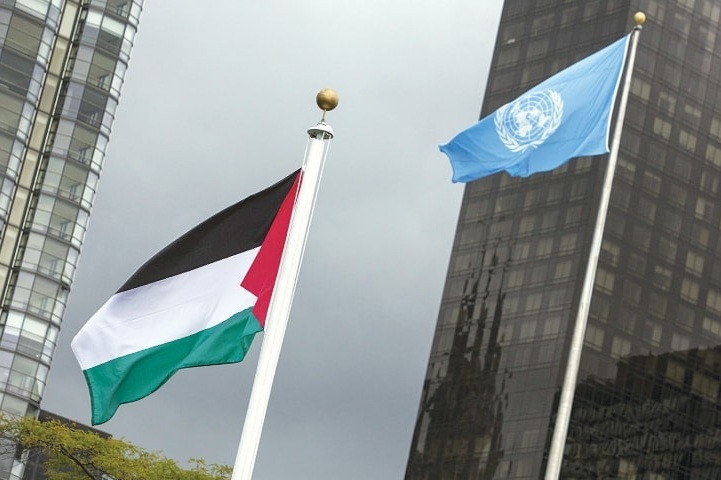 Palestinian Flag Raised at the World Health Organization