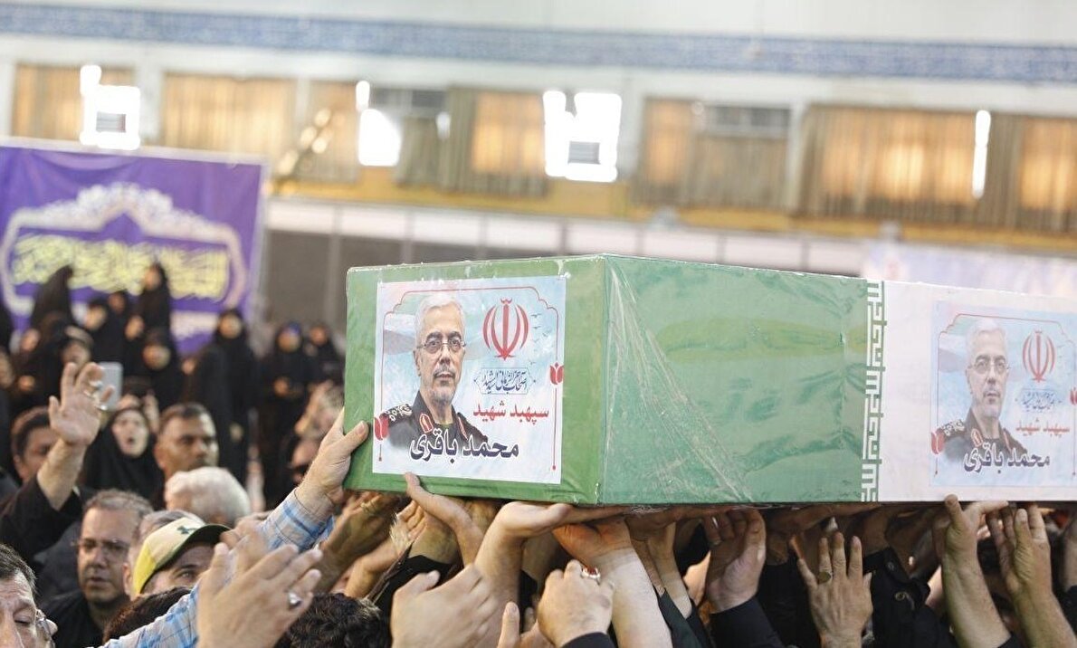 Funeral Ceremony and Burial of Martyr Lieutenant General Mohammad Bagheri in Behesht Zahra (S) Cemetery