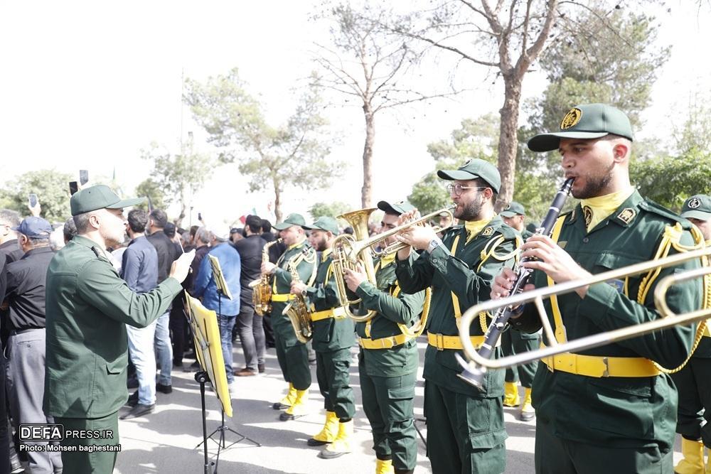 Funeral and Burial Ceremony of Martyrs Major Generals Hajizadeh and Bagheri