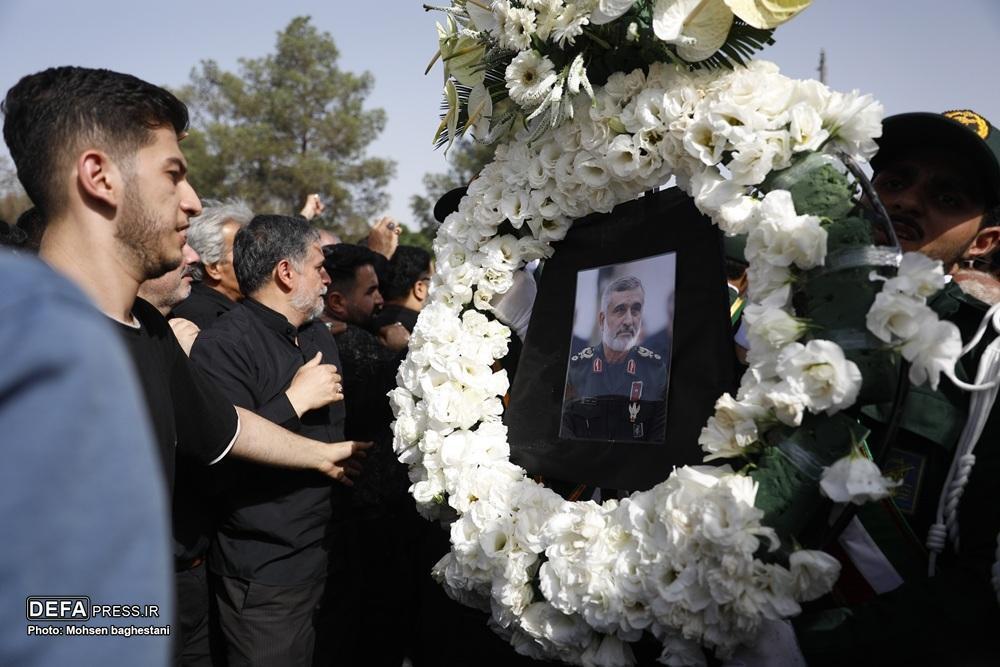 Funeral and Burial Ceremony of Martyrs Major Generals Hajizadeh and Bagheri