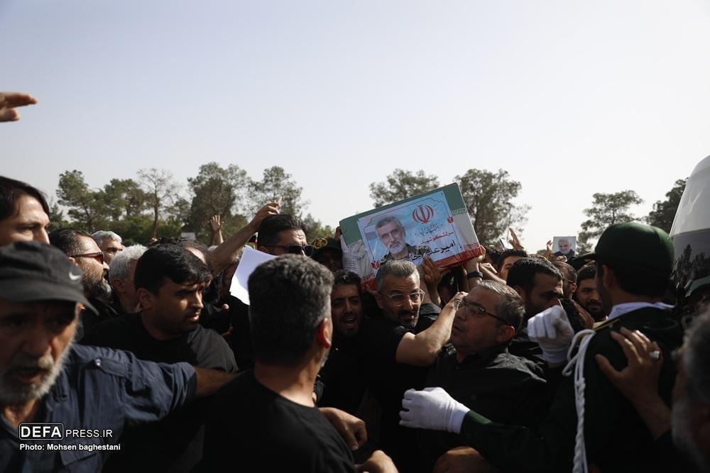 Funeral and Burial Ceremony of Martyrs Major Generals Hajizadeh and Bagheri