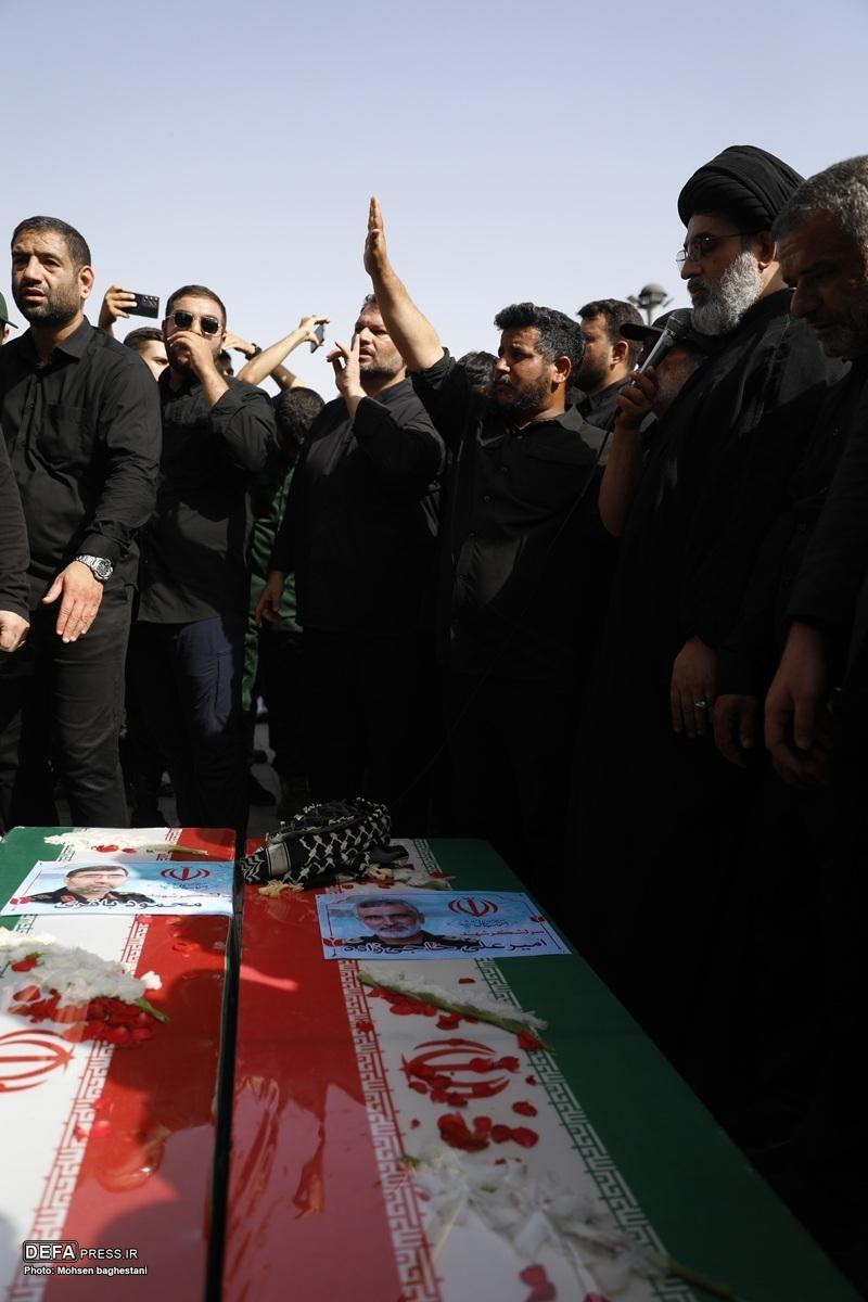 Funeral and Burial Ceremony of Martyrs Major Generals Hajizadeh and Bagheri