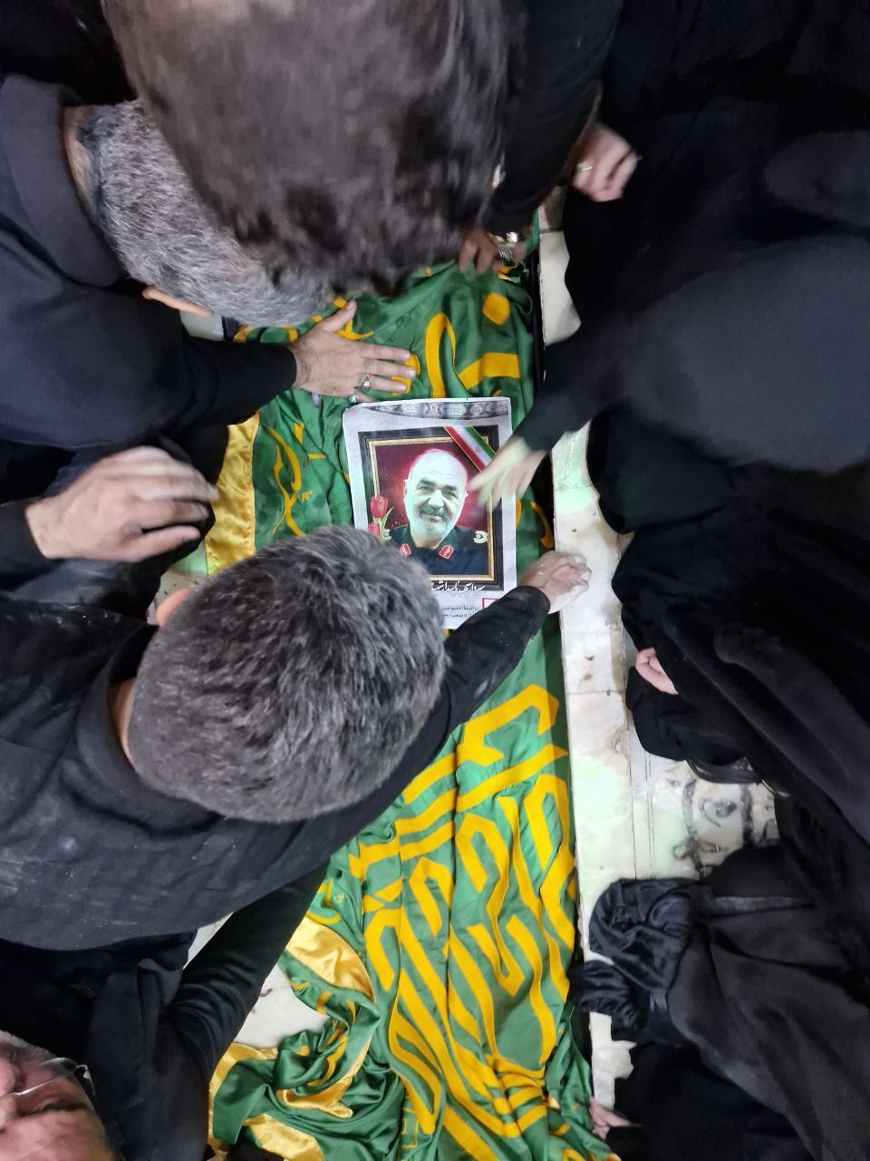 Funeral and Burial Ceremony of Martyrs Salami and Shane'i in the Shahr-e Rey