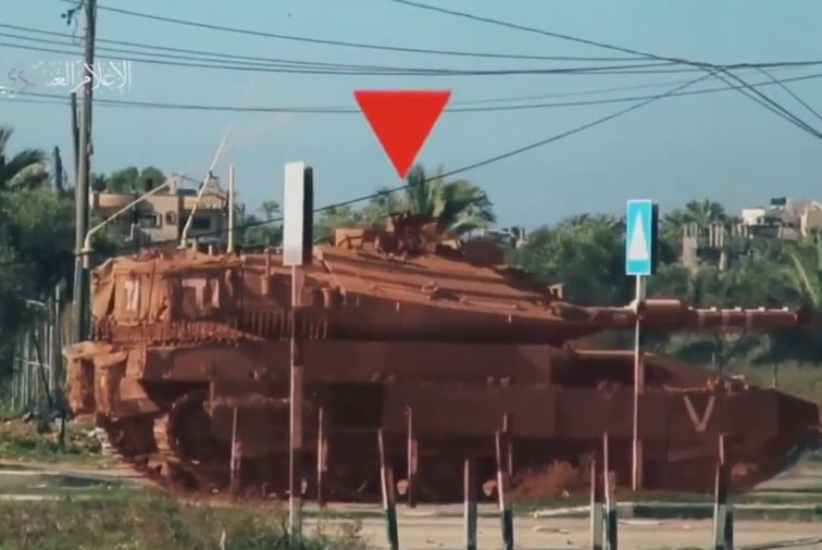 Palestinians Target World's Best and Toughest Tanks