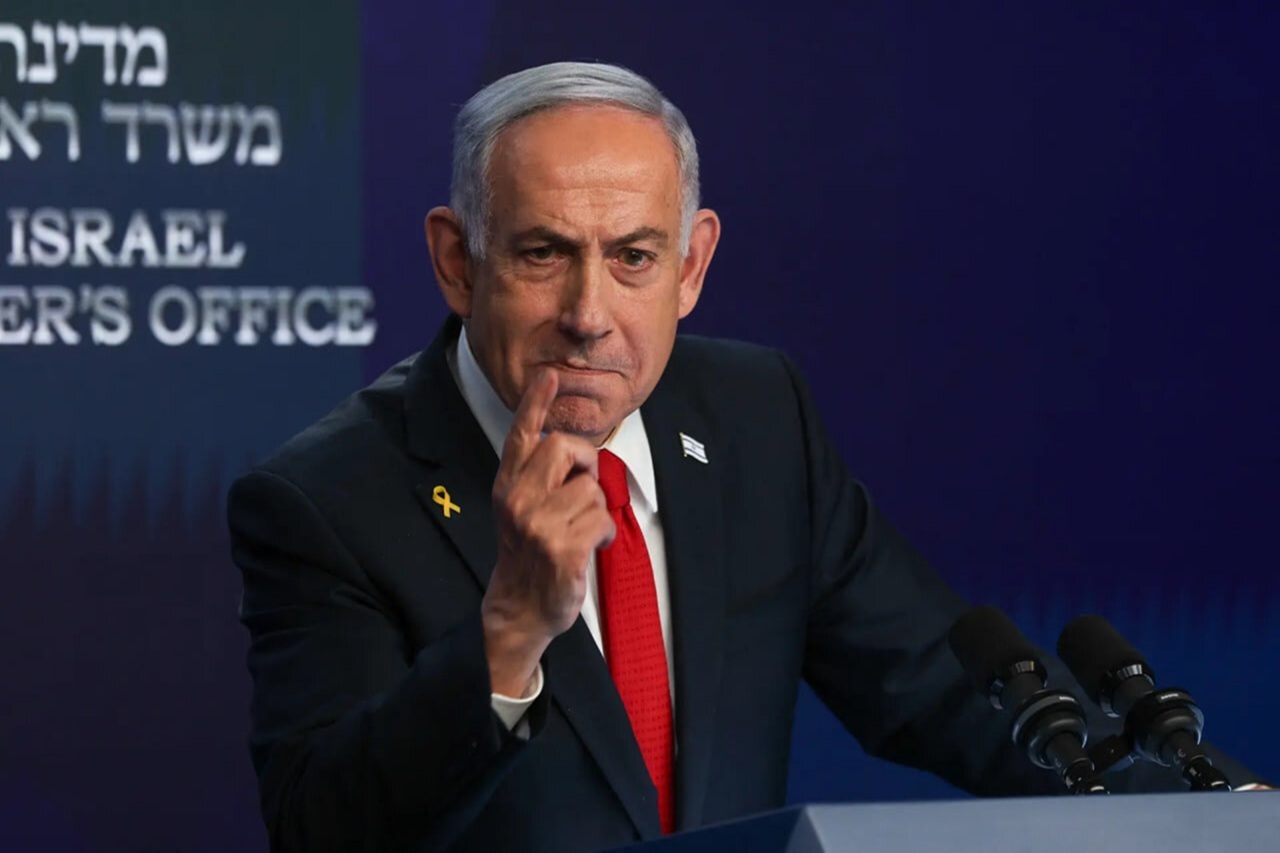 Gaza Butcher at the Darkest Press Conference of the Year