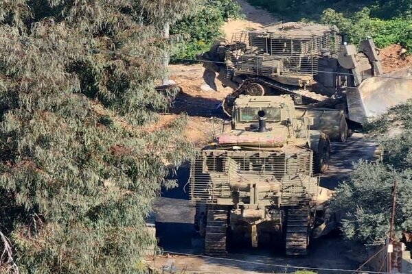 Deployment of Zionist Military Equipment in the Streets of the West Bank