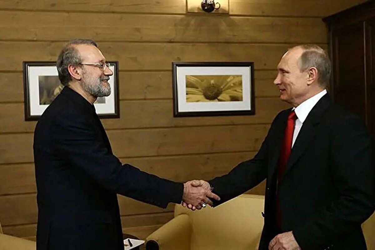 Putin and Larijani Meeting