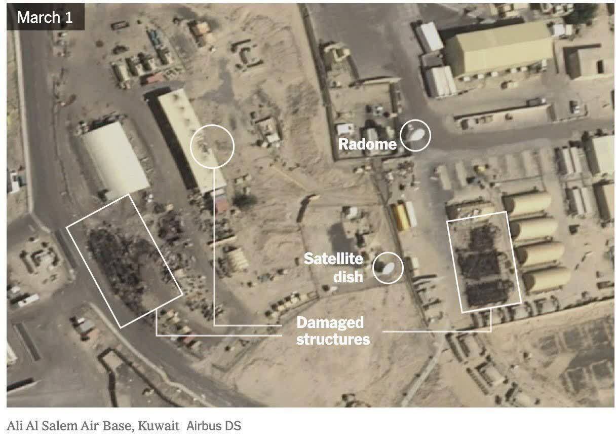 New York Times Report on Damage to US Military Infrastructure after Iran Attacks