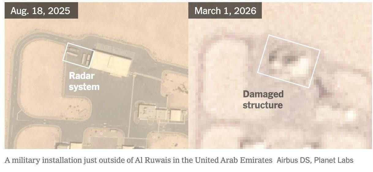 New York Times Report on Damage to US Military Infrastructure after Iran Attacks