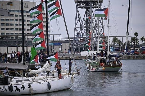 Sumud Flotilla Moves Towards Gaza Sumud Flotilla Moves Towards Gaza