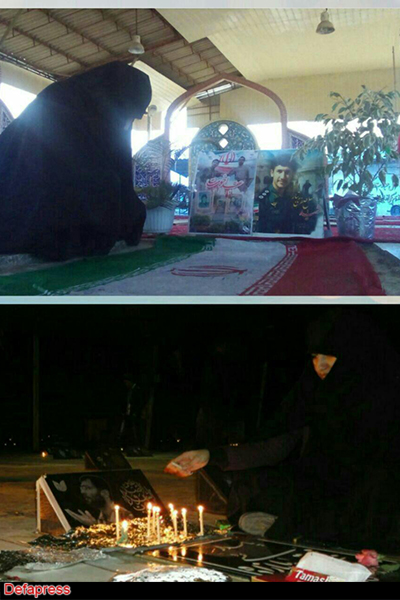 بلندترین شب سال خانواده شهدای مدافع حرم+تصویر