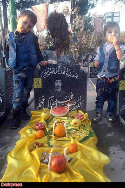 بلندترین شب سال خانواده شهدای مدافع حرم+تصویر