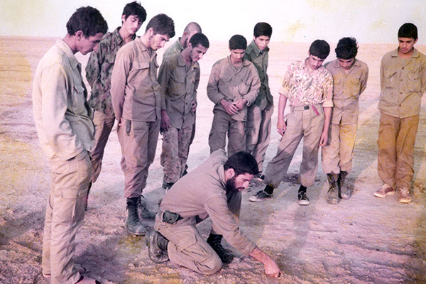 تصاویر فرمانده بسیجی تخریب قرارگاه خاتم الانبیاء(ص)